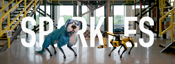 Boston Dynamics Introduces Sparkles, A Furry Dancing Robot Dog