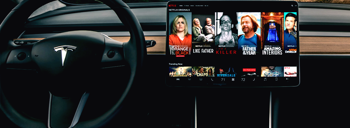 Tesla Gets YouTube and Netflix on Board
