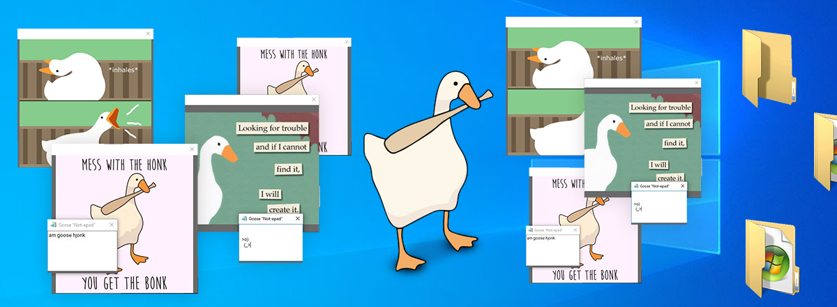 desktop goose on chromebook