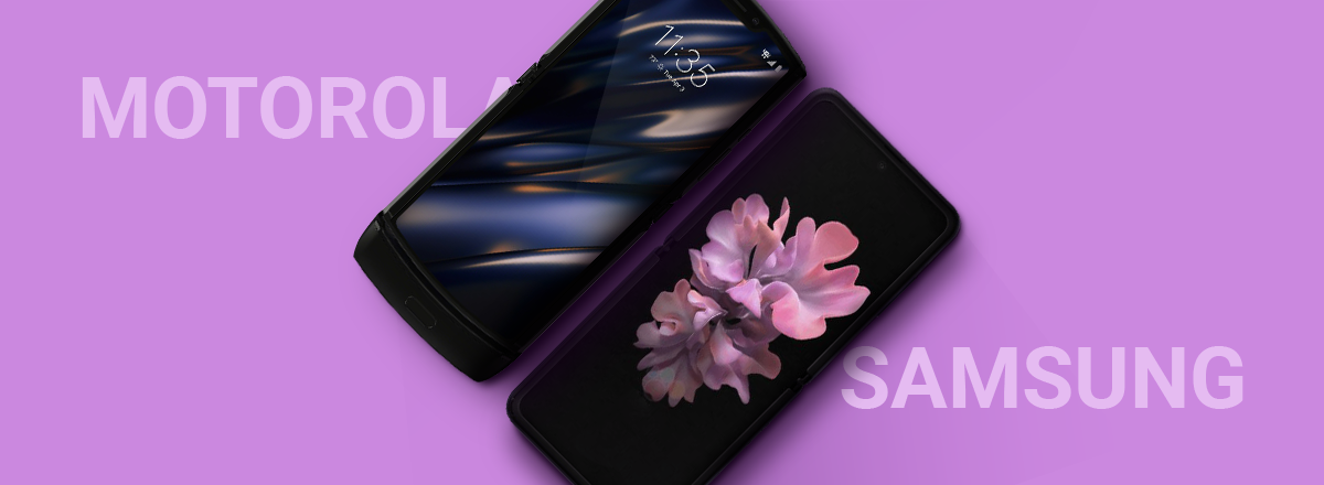 Sasmsung Razor Samsung Foldable Galaxy Z Flip vs Motorola Razr Comparison