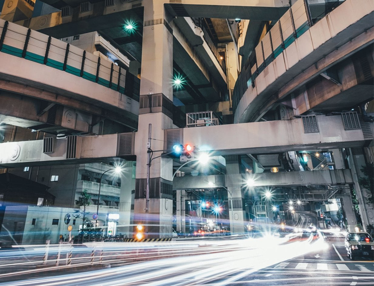 A highway in Tokyo