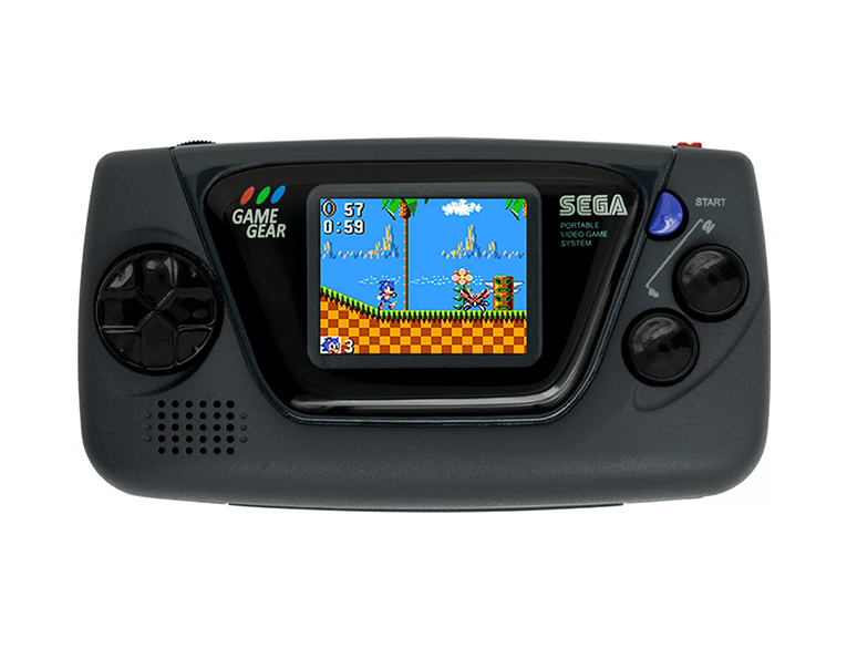 The black Sega Game Gear Micro 