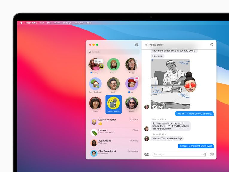 Users can now pin their favorite conversations in Messages