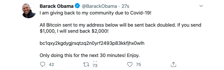 A Massive Crypto Scam on Twitter: Barack Obama