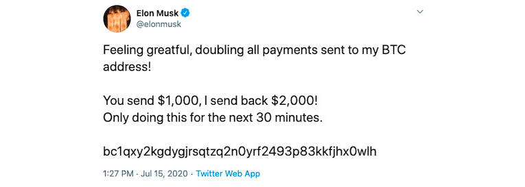 A Massive Crypto Scam on Twitter: Elon Musk