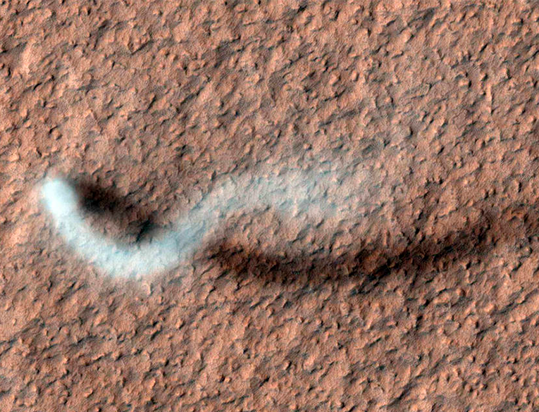 NASA The Serpent Dust Devil of Mars