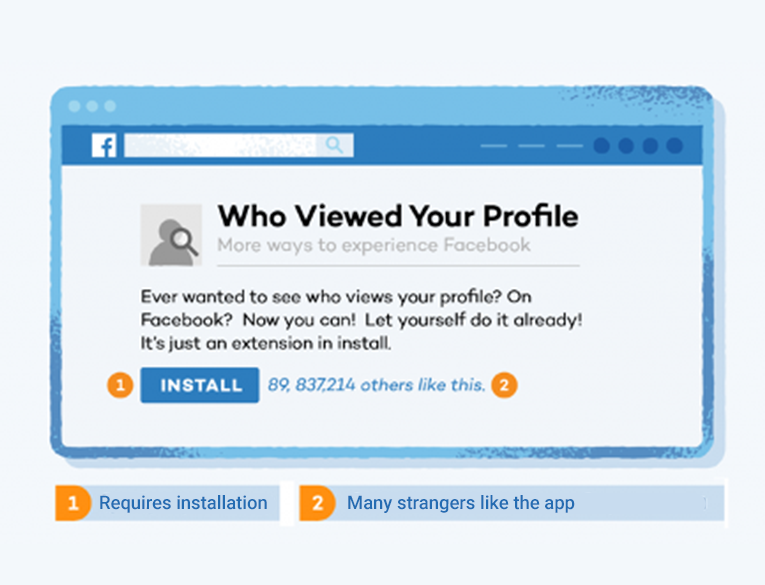 See Who Viewed Your Profile scam