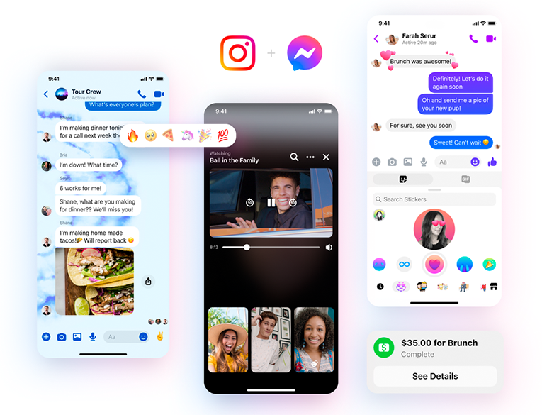 Facebook Messenger Changes Its Logo and Adds New Chat Features