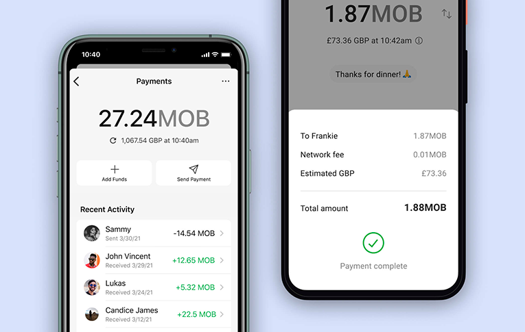 Signal Payments interface