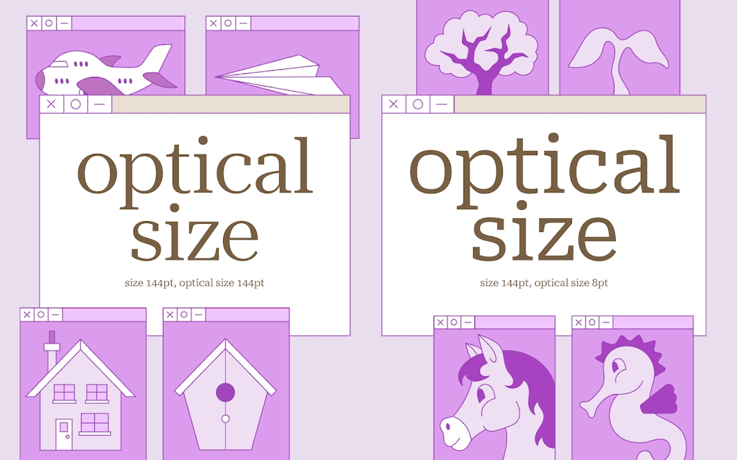 Roboto Serif Typeface Optical Size