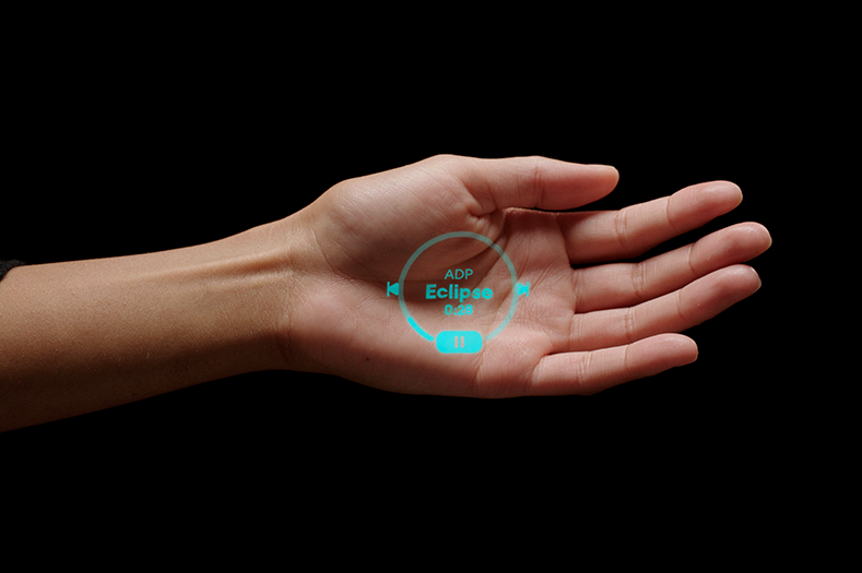 Humane Ai Pin's projection onto one's palm