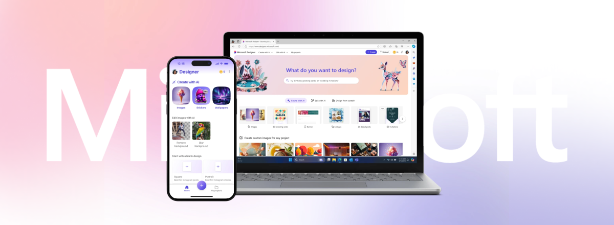 Microsoft's Designer App Brings AI-Powered Creativity to iOS and Android