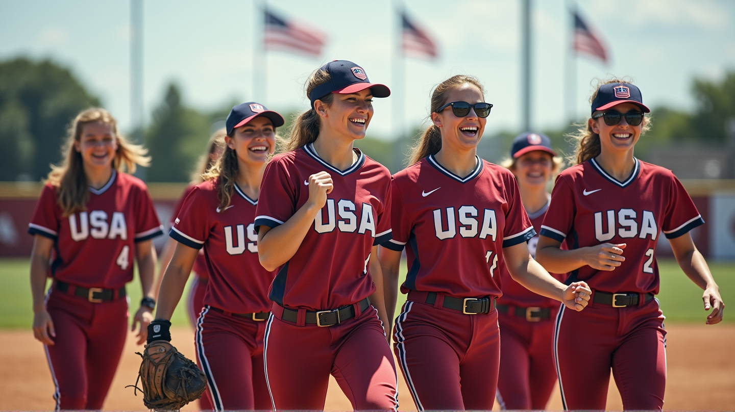 Team USA Softball Stars Revel in the Pride of Wearing the Nation's Colors