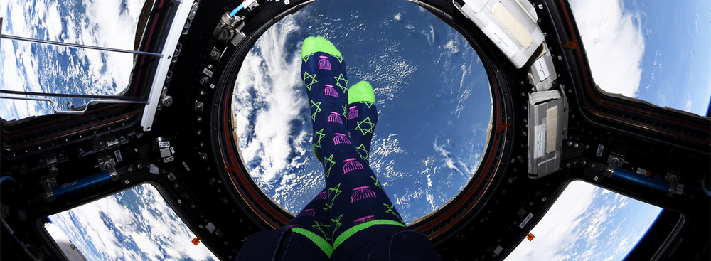 Happy Holidays From Space! NASA Astronaut Celebrates Hanukkah in Festive Socks
