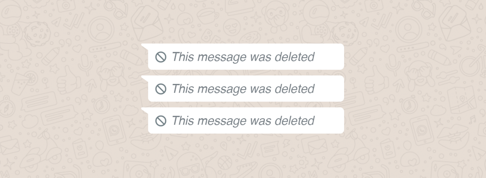 deleted WhatsApp messages