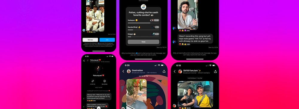 Broadcast Channels on Instagram Will Now Be Available Globally