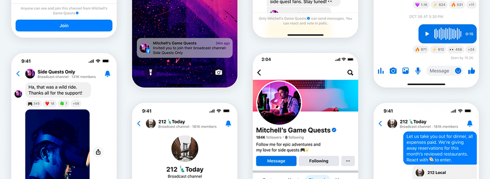 Meta to Launch Broadcast Channels on Facebook and Messenger