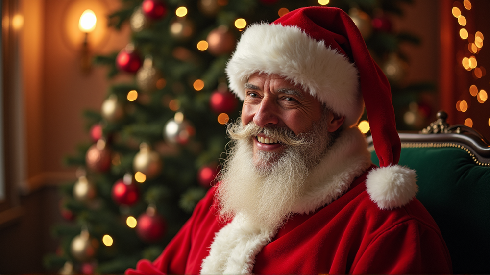 Hollywood Star's Jolly Transformation: Guess Who's Behind the Santa Beard?