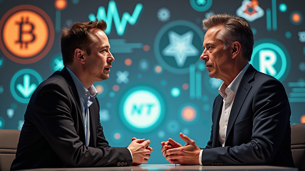 Elon Musk and Peter Navarro Clash Over Tariff Views