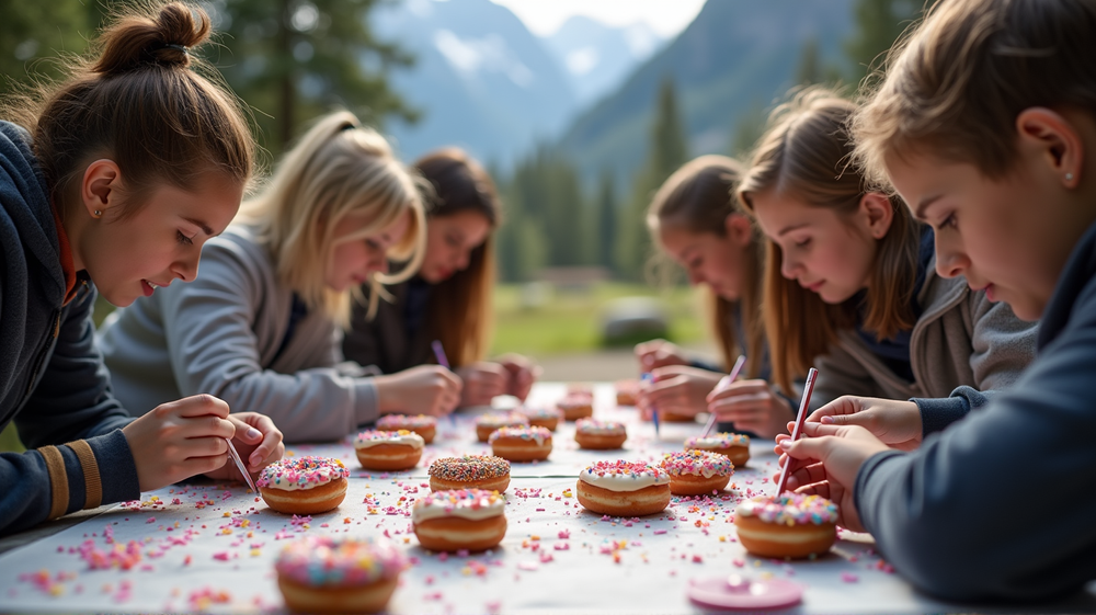 Sweet Therapy: Donut Decorating Meets Mental Health Awareness in Banff