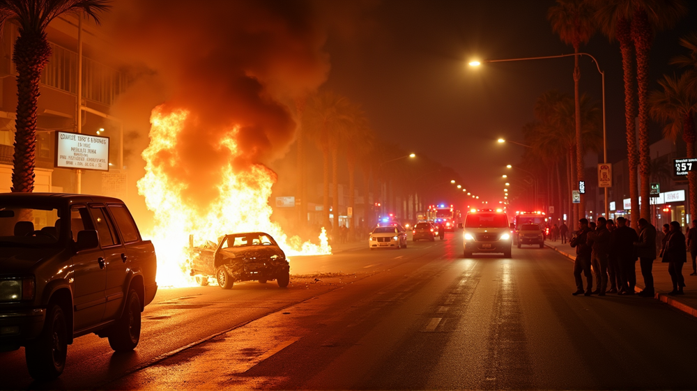 Tragedy in Hollywood: Fiery Crash Claims Life and Leaves Others Injured