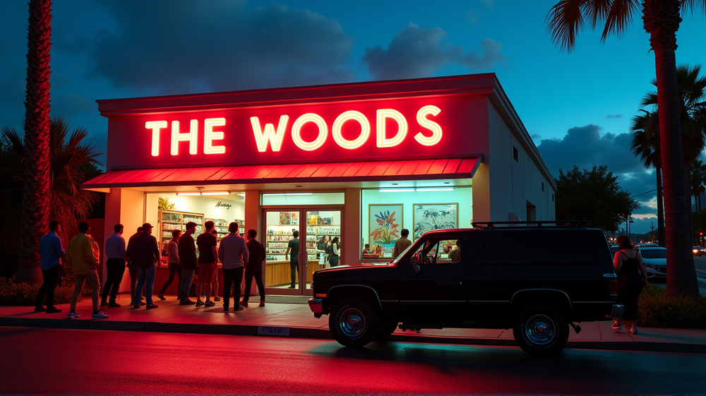 Hollywood's Iconic Dispensary Struck Again: The Woods Faces Another Brazen Theft