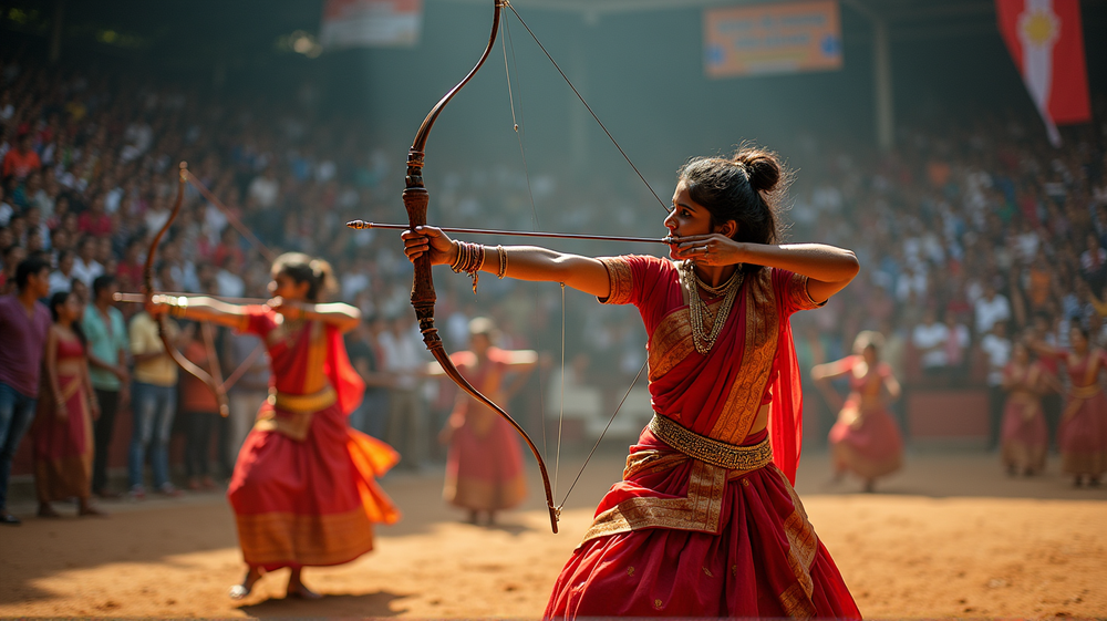 Triumphant Return: Madhura's Golden Moment at Archery World Cup