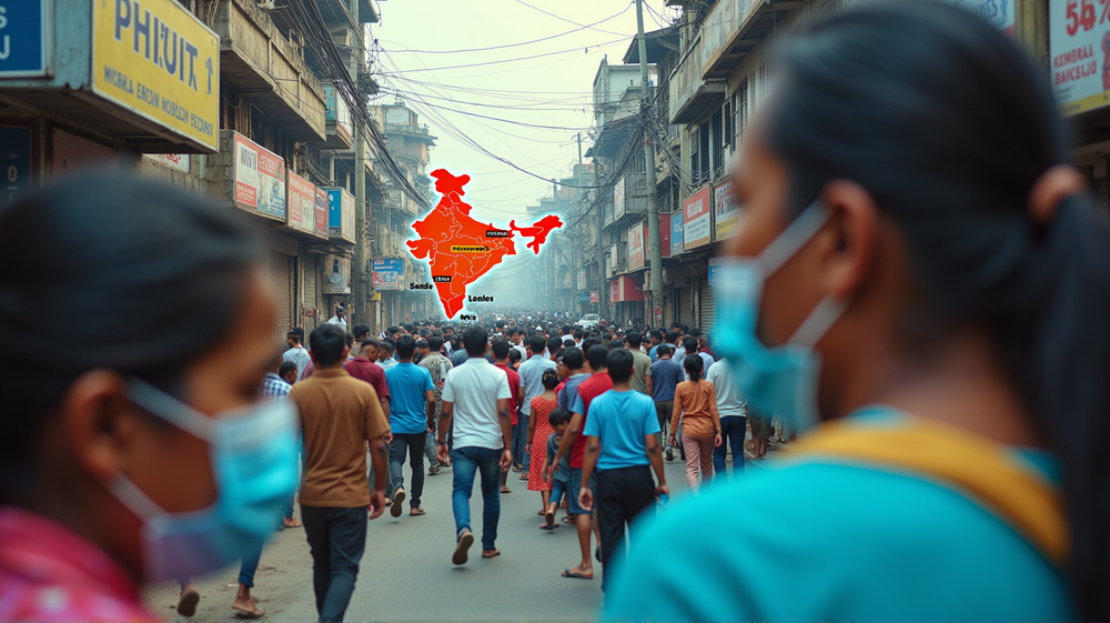 India's COVID-19 Surge: Active Cases Near 7,000 Amidst Rising Concerns