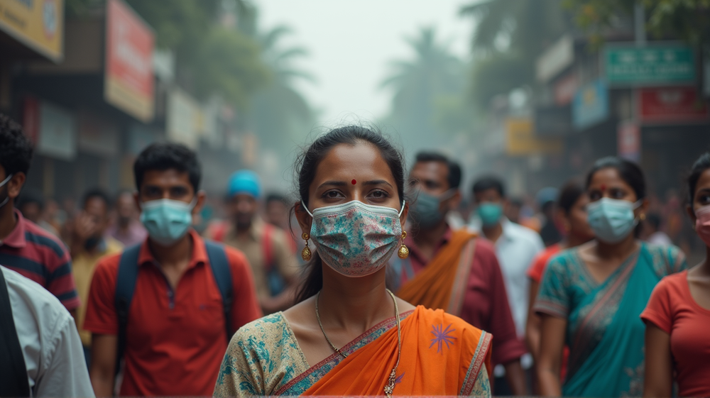 India Grapples with Fresh COVID-19 Surge in Top States