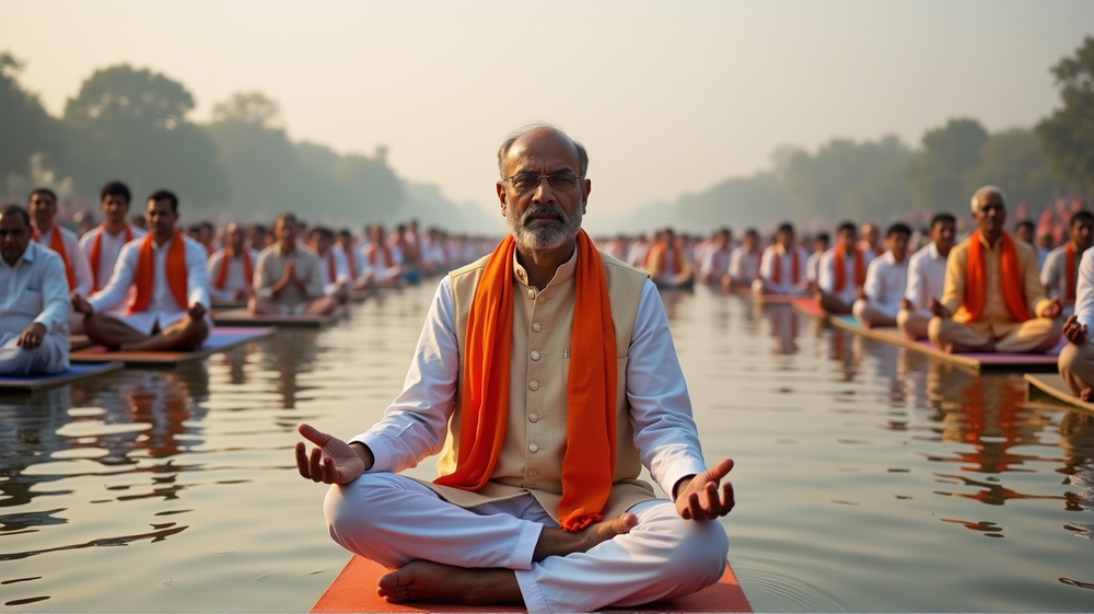 Yoga Day at Yamuna: Delhi CM's Inspiring Celebration
