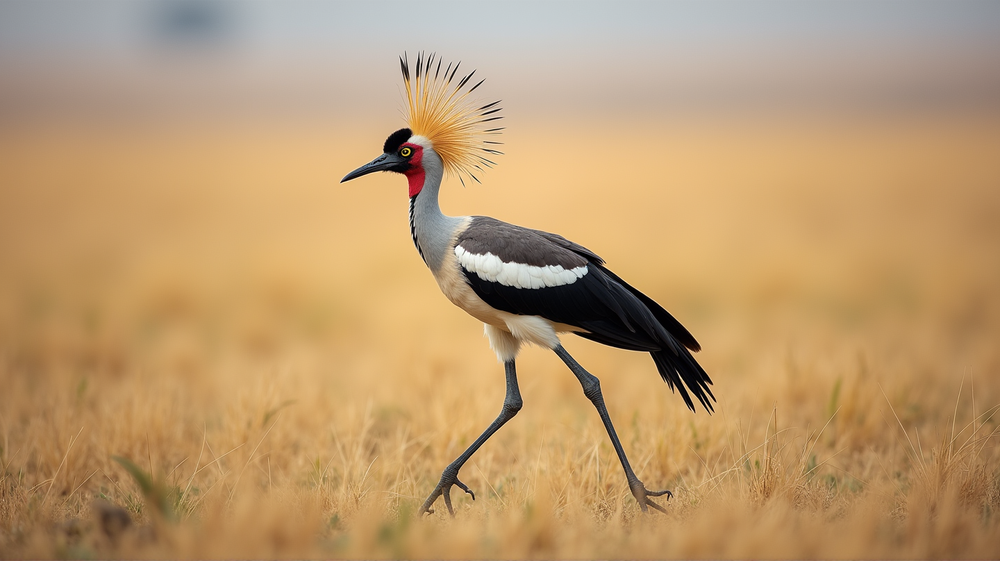 Witness the Grace and Power of the Secretary Bird: Savannah's Elegant Predator