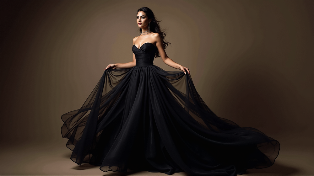 Mouni Roy Redefines Glamour in a Dazzling Sheer Black Gown