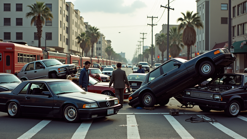 Dramatic Crash in North Hollywood Disrupts Commute