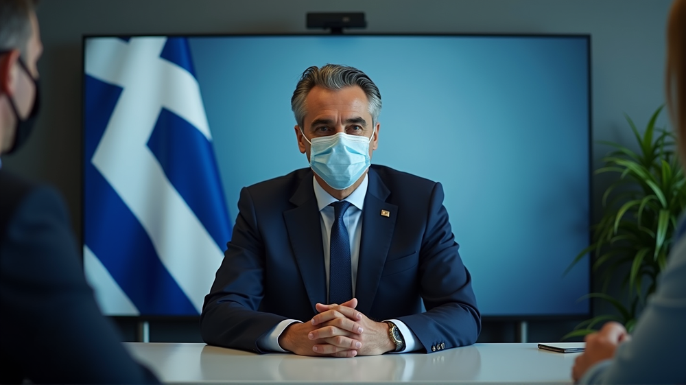 Greek PM Mitsotakis' Health Stir After Testing Positive for Covid-19