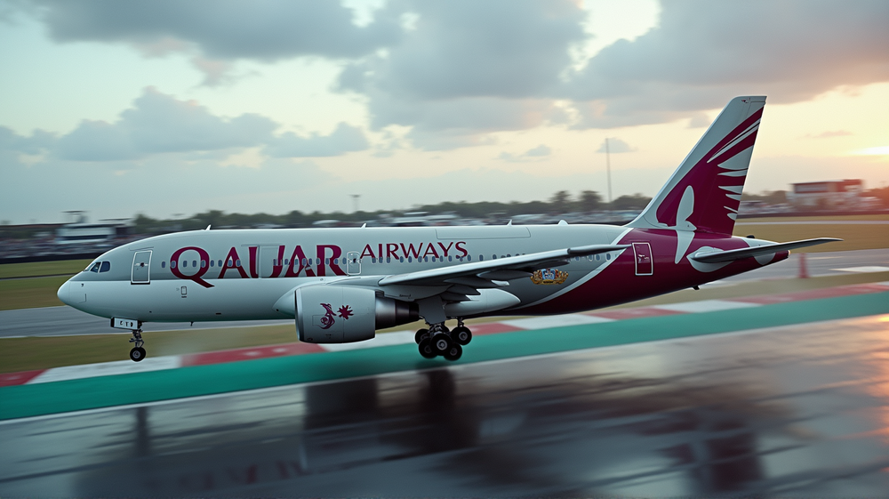 Qatar Airways' Stunning F1 Livery Debut at the Grand Prix