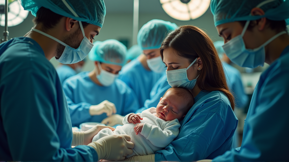 Miraculous Birth: Mother Survives Tumor Removal While Delivering Baby