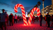 Hollywood Beach Comes Alive with Festive Candy Cane Parade
