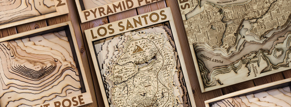 Reddit User Presented the Map of Los Santos From GTA V Carved in Wood