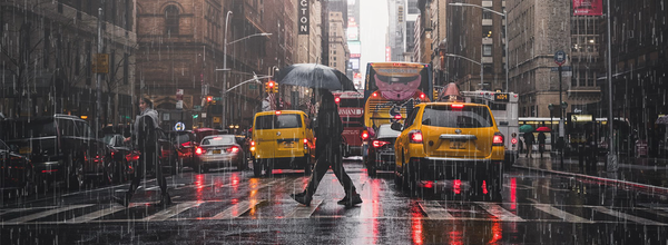 Online Walking in the Rain Without Leaving Home