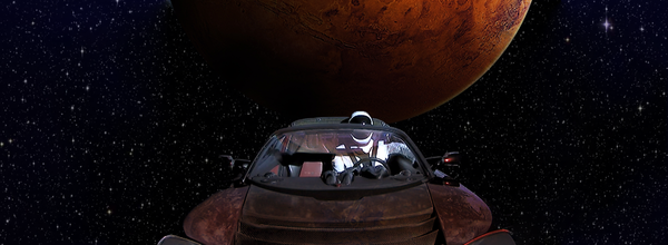 Elon Musk's Tesla Roadster Flew Past Mars for the First Time After Two Years
