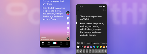 TikTok Adds Support for Text Posts
