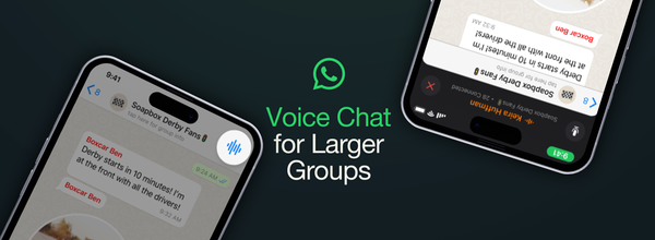 WhatsApp Introduces Discord-Like Voice Chats for Large Groups