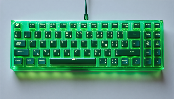 8BitDo's Xbox-Inspired Transparent Green Keyboard & Mouse Unveiled