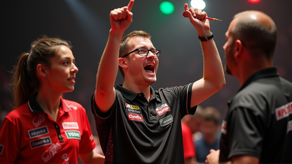 Shocking Upsets at the Belgian Darts Open: Rising Star Luke Littler Triumphs and Reigning Champion Michael van Gerwen Falls