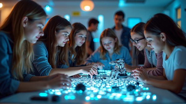 Unlocking Tomorrow: Teen Girls' AI Triumph at Amazon's Workshop