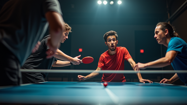 Dramatic Ups and Downs in World Table Tennis Championships