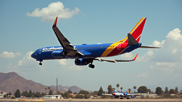 Dramatic Mid-Air Maneuver: Southwest Plane's Near Miss over Burbank