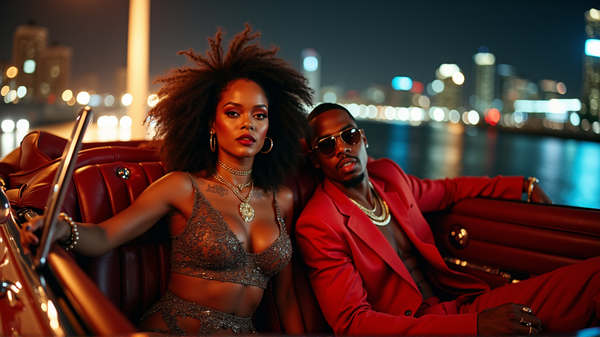 Rihanna and A$AP Rocky's Glamorous Rolls-Royce Birthday Bash