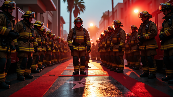 Hollywood Honors Real Life Heroes: LAFD Receives Star of Excellence